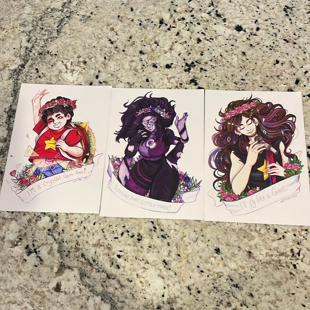 Steven Universe 3 Print Set by Sophiralou